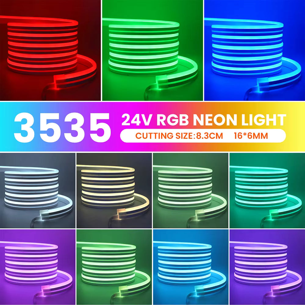 Nevectus Smart RGB Neon LED Strip Lights – App Control & Music Sync
